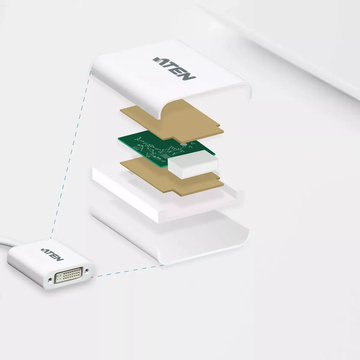 DisplayPort to DVI converter ATEN VC965-AT Photo 4