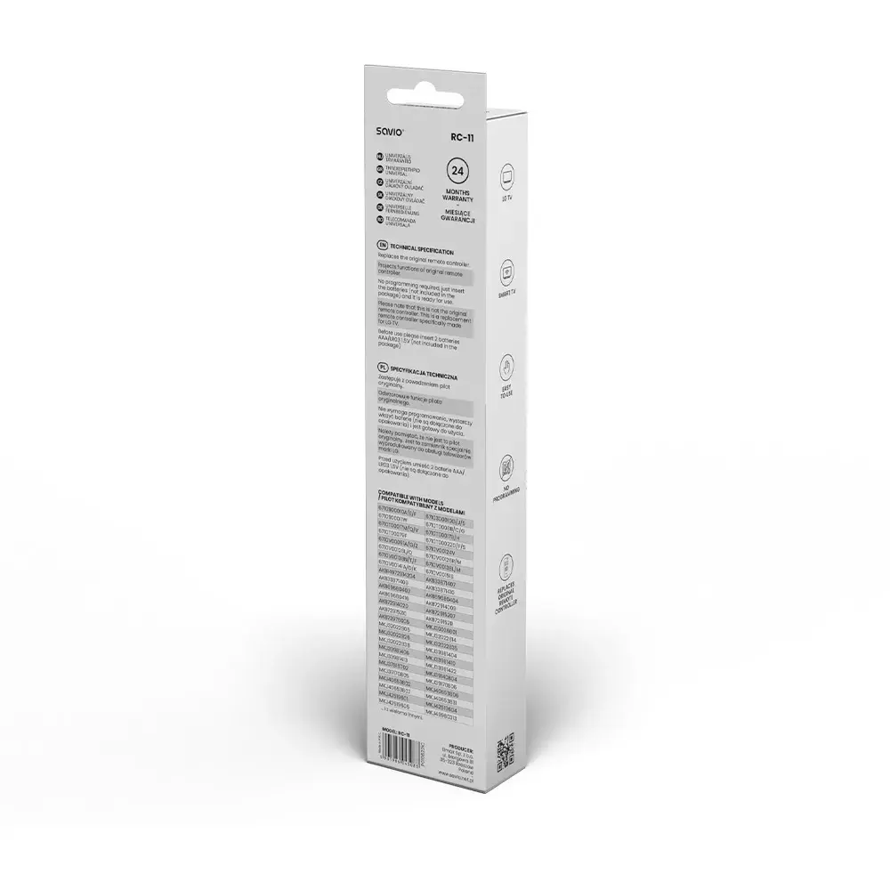 SAVIO RC-11 пульт для телевизора LG Photo 5