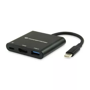 Conceptronic DONN01B dokstacija USB 3.2 Gen 1 (3.1 Gen 1) Type-C Melns