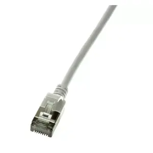 Networking cable LogiLink Slim U/FTP CQ9072S RJ-45 Cat6a 5m Grey