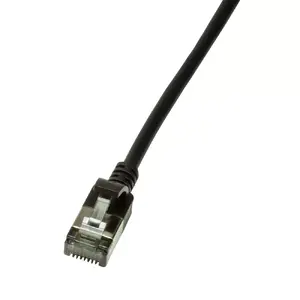 Networking cable LogiLink CQ9053S RJ-45 Cat6a 2 m Black