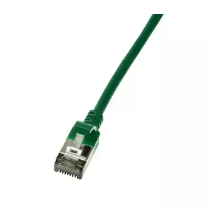 Tīkla kabelis LogiLink Slim U/FTP CQ9045S RJ-45 Cat6a 1.5m Zaļš