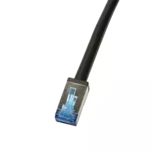 Networking cable LogiLink CQ7023S RJ-45 Cat6a 0.5m Black