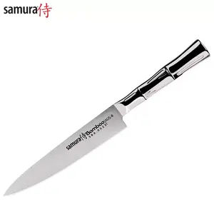 Универсальный кухонный нож Samura BAMBOO 150 мм, японская сталь AUS-8, 59 HRC