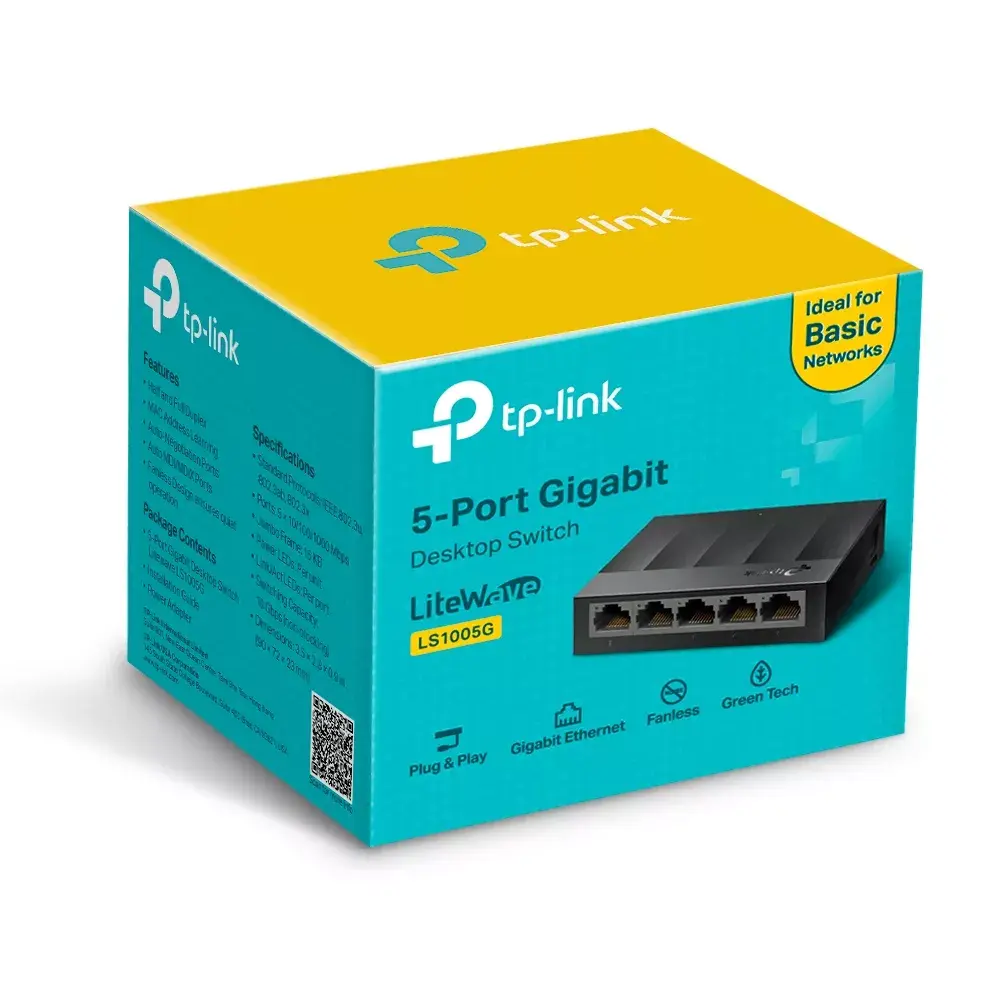 Unmanaged Switch TP-Link LS1005G Photo 5