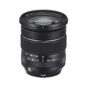 Объектив Fujifilm FUJINON XF 16-80mm F4 R OIS WR черный для беззеркальных камер с оптической конструкцией 16/12 и минимальной дистанцией фокусировки 0.35 м
