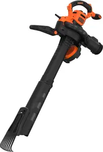 Mugursomas pūtējs Black & Decker BEBLV301-QS — 3000 W, gaisa ātrums 206–404 km/h, maisa tilpums 72 L, 6 kg