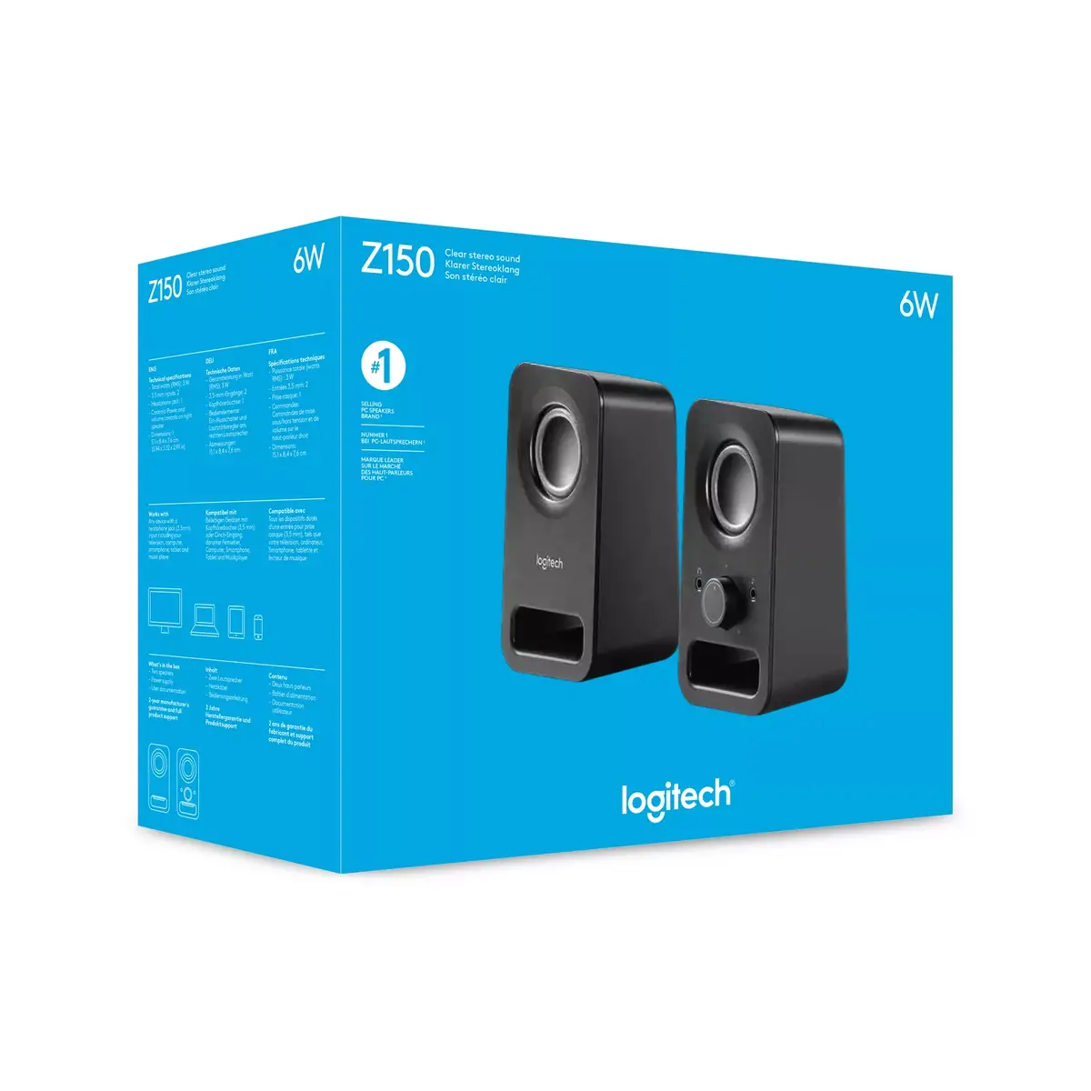 Мультимедийная колонка Logitech Z150, 980-000814 Photo 5