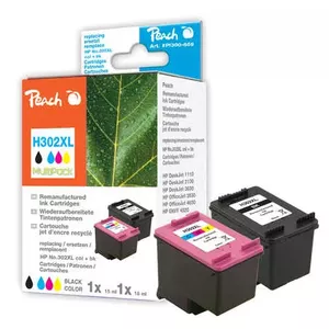 Картридж Peach Nr.302XL F6U68A+F6U67A Черный