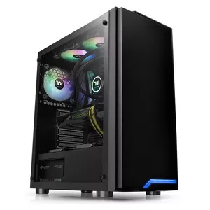 PC Case Thermaltake H100 TG Midi Tower Black