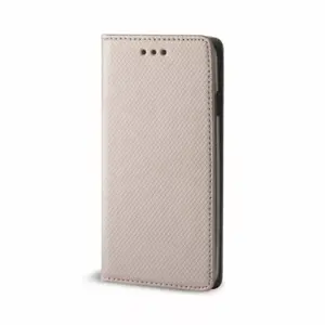 Чехол Smart Magnet iLike для LG K50 / Q60 — золотой защитный чехол с магнитной застёжкой