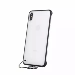 Telefonu maciņš iLike priekš Samsung Galaxy A10 — Frameless Black, plāns aizsargvāciņš