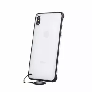 Bezrāmju aizsargvāks iLike priekš Samsung Galaxy A50 / A30s / A50s — melns plāns mīksts