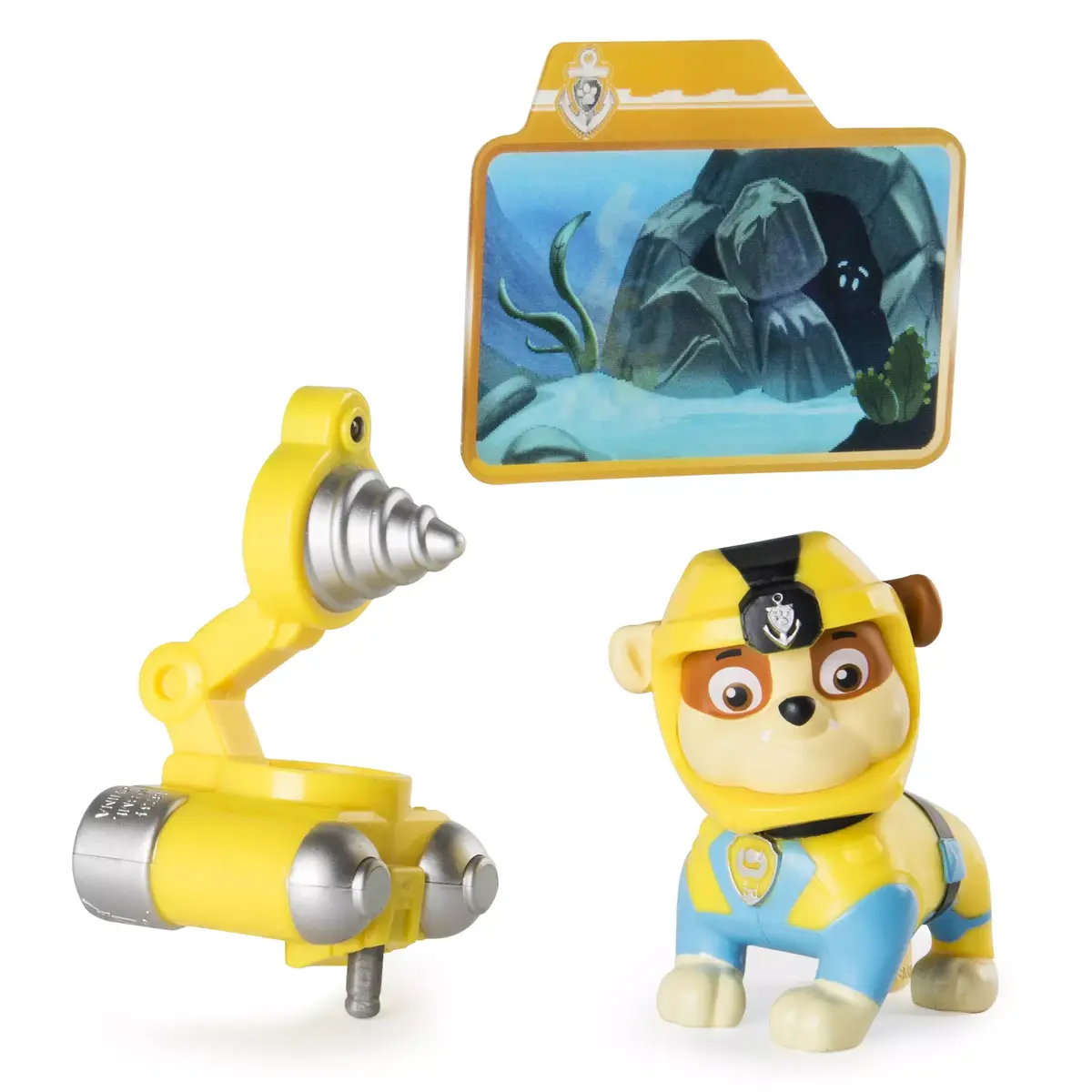 PAW Patrol Sea Patrol Deluxe Figure Rubble — Spin Master Photo 6