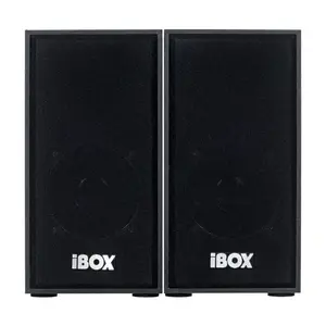 IBOX 2-way Loudspeaker IGLSP1B — 10 W RMS, 2.0, Wired, 3.5 mm, Black, Tabletop