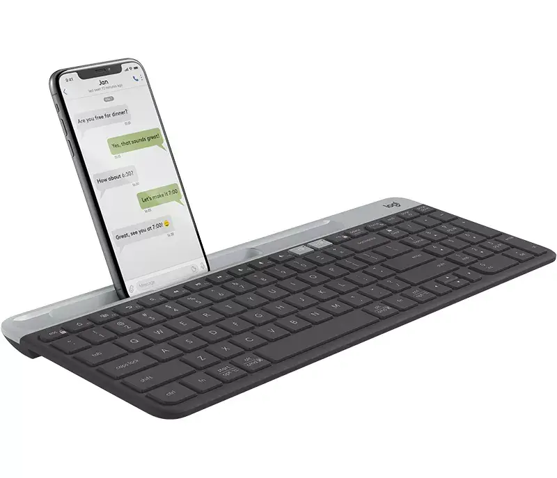 Bezvadu tastatūra Logitech Slim Multi-Device K580 Photo 3