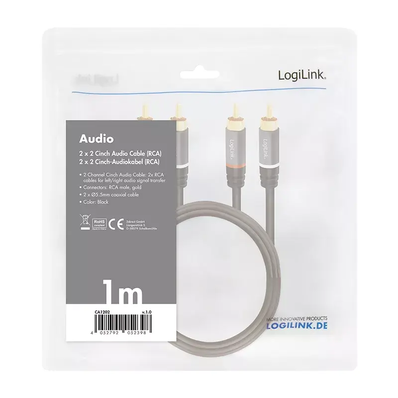 Аудиокабель LogiLink CA1202 Photo 4