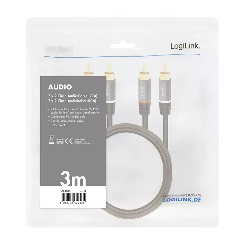 Аудиокабель LogiLink CA1206 Photo 4