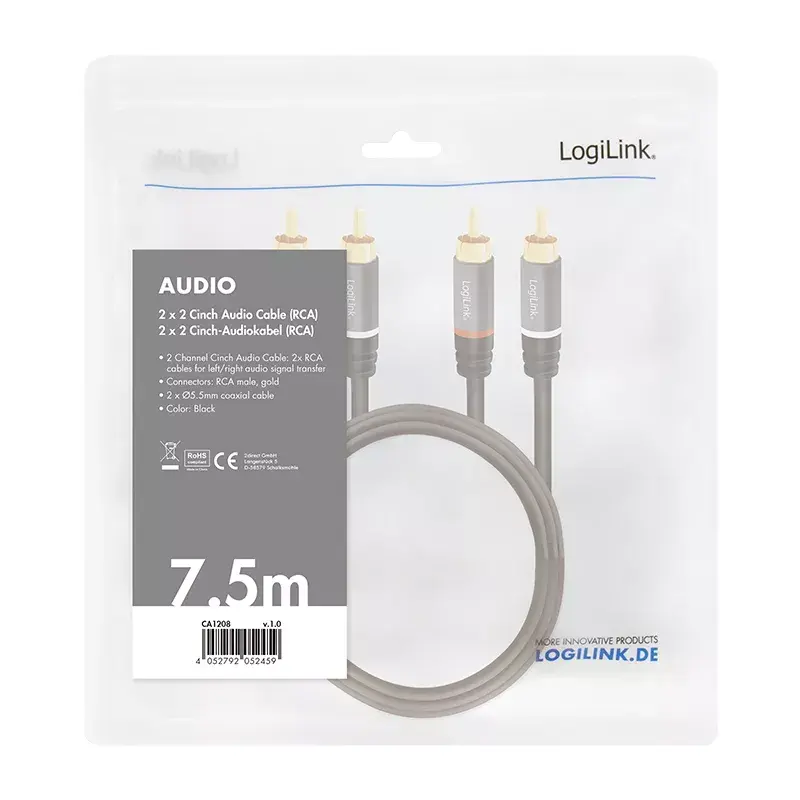 Аудиокабель LogiLink CA1208 Photo 4