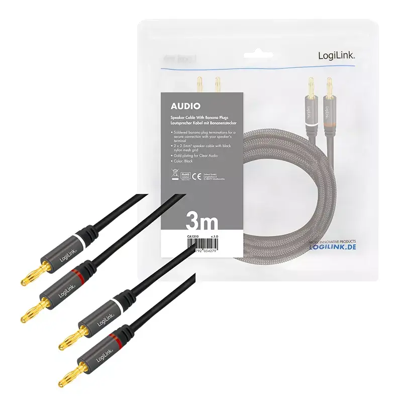 Audio kabelis LogiLink CA1210 Photo 5