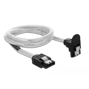 SATA cable DeLOCK 85346 0.5 m Black Transparent