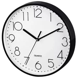 Hama PG-220 Quartz clock Circle Black, White