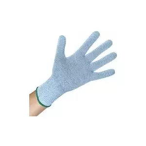 Cut protection gloves HYGOSTAR ALLFOOD L light blue — fine Spectra fibers, size L