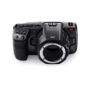 Handheld camcorder Blackmagic Pocket Cinema Camera 6K — Canon EF mount, 6144×3456, 5" LCD, CFast/SD