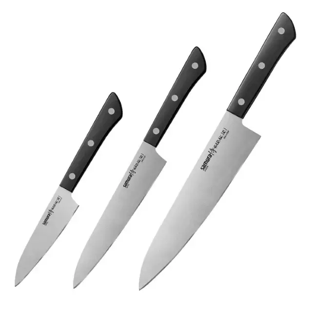 Samura Harakiri 3-Piece Kitchen Knife Set Photo 2