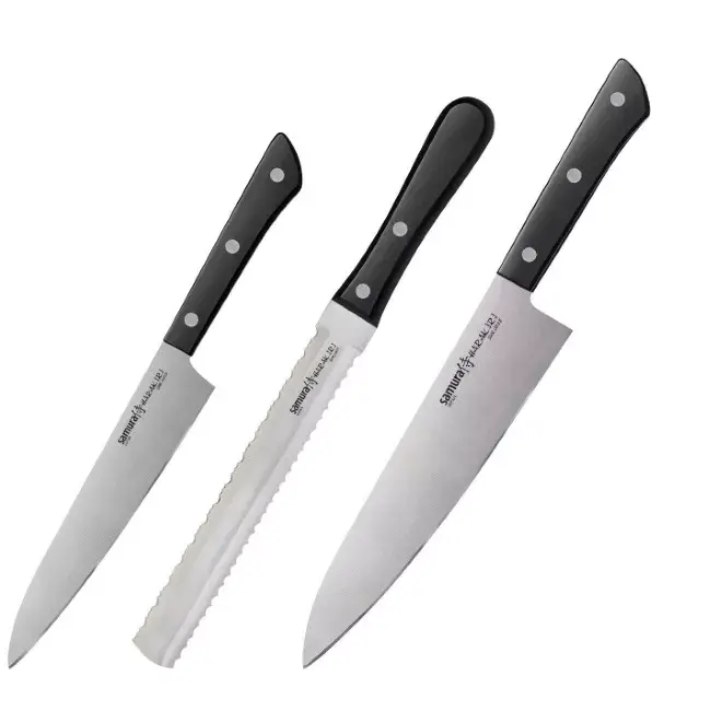 Samura Harakiri 3-Piece Kitchen Knife Set Photo 2