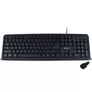 Klaviatūra Tracer Maverick Universal USB + PS/2 Melna