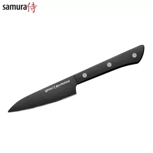 Samura Shadow Universal knife with black non-stick coating 99mm from AUS 8 Japanese steel 59 HRC