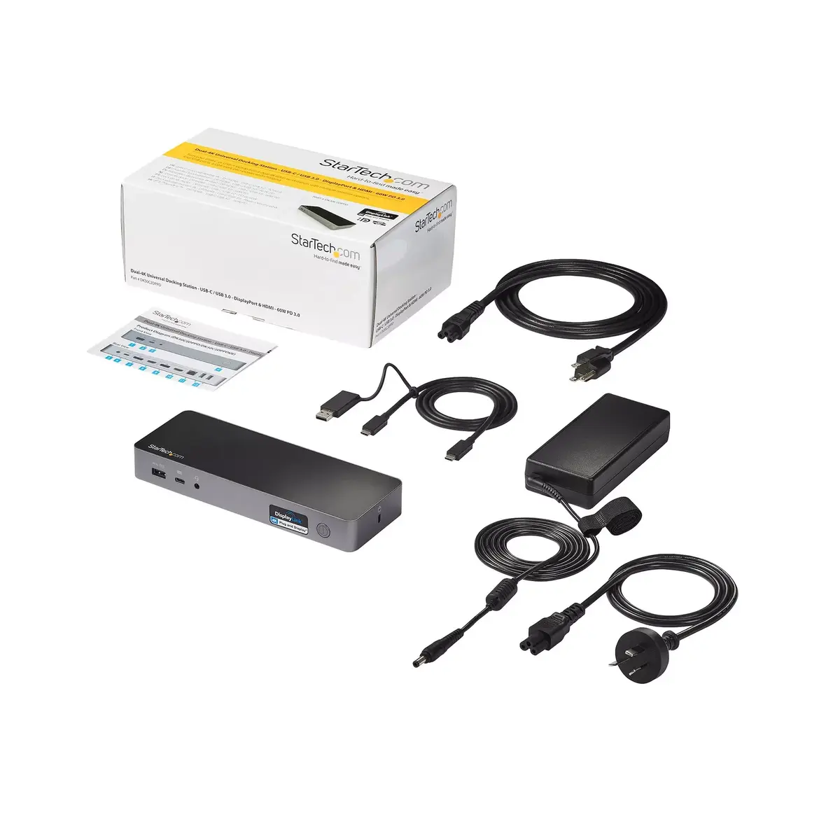 Doku stacija StarTech.com USB-C & USB-A hibrīdā universālā Photo 10