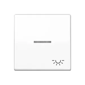 Wall switch module JUNG AS 591 KO5L WW White — single-gang, white finish