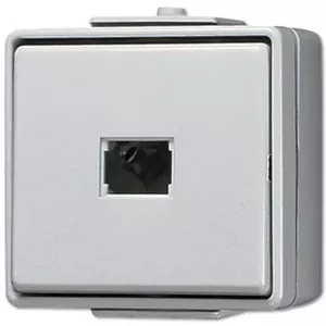 Кнопочный выключатель Jung 631W — белый корпус из дуропласта, 250 В AC