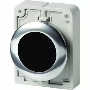 Eaton M30C-FD-S Electrical Enclosure Pushbutton, Flat, Black, Momentary