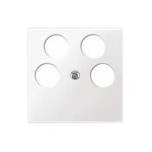 Sienas plāksne / slēdzņa vāciņš Merten 296519, balts, termoplastmasa, 1 gab.