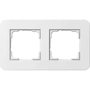 Wall plate / switch cover GIRA 0212410 — screwless white finish