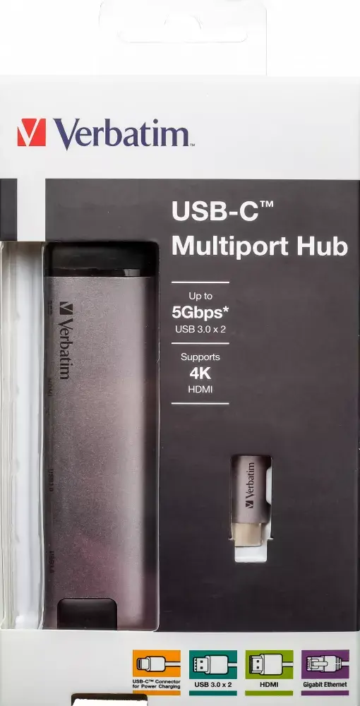 Verbatim 49141 USB 3.2 Gen 1 Type-C dokstacija Photo 2