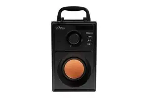 Portable Stereo Speaker MEDIA-TECH BOOMBOX BT Black — Bluetooth 5.1, 15W RMS, FM, MicroSD, Li-Ion, USB charging