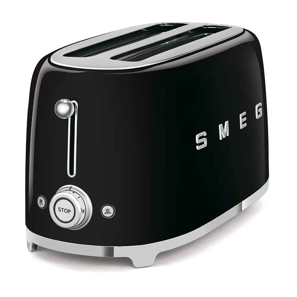 Smeg TSF02BLEU Black Toaster Photo 2