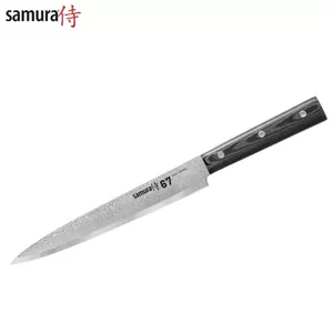Samura Damascus 67 griešanas nazis 195 mm, AUS-10 tērauds, 61 HRC