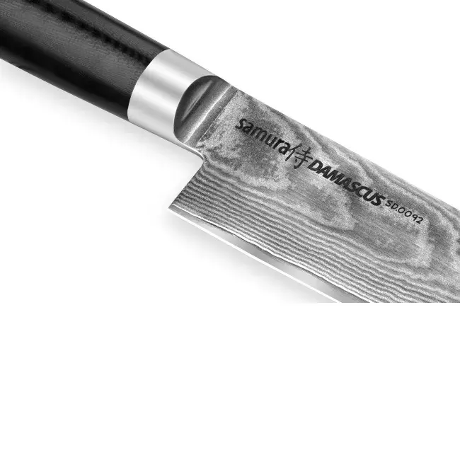 Samura Santoku 145 мм AUS-10 дамасский нож Photo 5