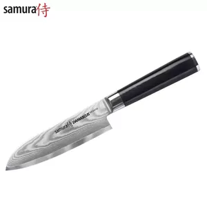 Virtuves nazis Samura Santoku 145 mm — Damaska AUS-10 tērauds (67 slāņi), 61 HRC