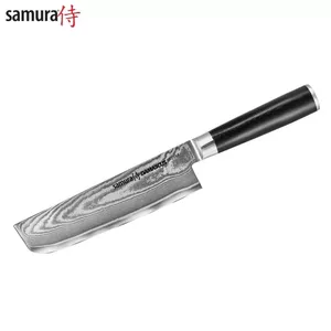 Samura DAMASCUS SD-0043 Nakiri virtuves nazis 167 mm AUS-10 Damaskas tērauds 61 HRC
