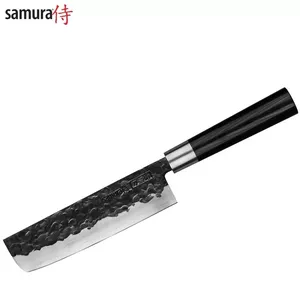 Samura BLACKSMITH SBL-0043 Nakiri Kitchen Knife 168 mm AUS-10 Hammered Steel 58 HRC