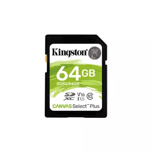 SD карта Kingston Technology 64GB SDXC Canvas Select Plus 100R