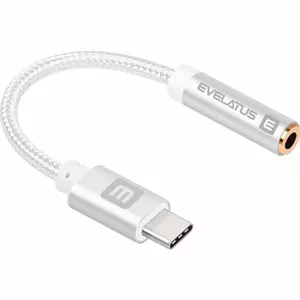 Audio adapteris Evelatus 3,5 mm (sieviešu) uz USB-C (vīriešu) EAD01