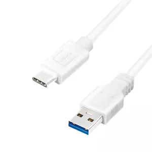 USB Cable LogiLink CU0173 USB 3.2 Gen 1 0.5m USB A USB C White