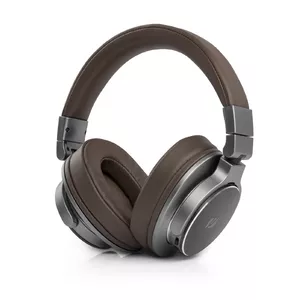 Беспроводная гарнитура New-One M-278 Bluetooth, 20–20000 Гц, дальность 10 м, 240 г, ободная, серебристо-коричневая